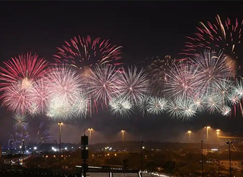 西青区焰火晚会